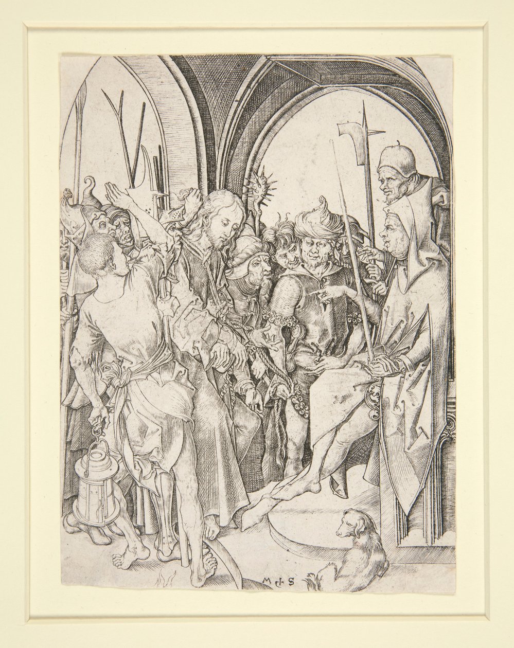 Christus vor Annas von Martin Schongauer