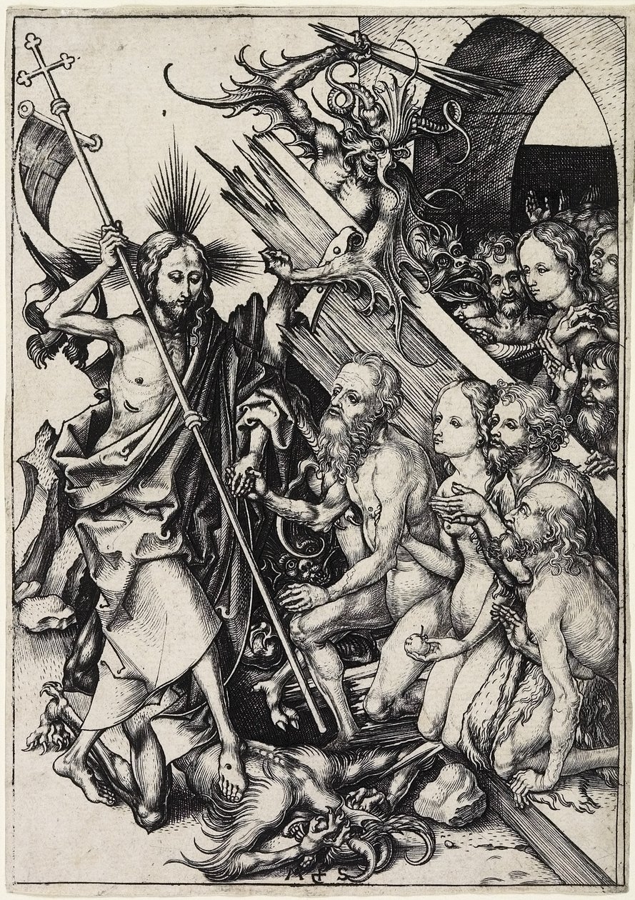 Christus in der Vorhölle, ca. 1480 von Martin Schongauer