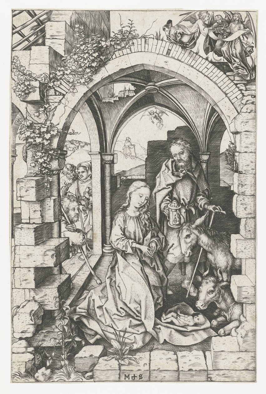 Die Geburt Christi von Martin Schongauer