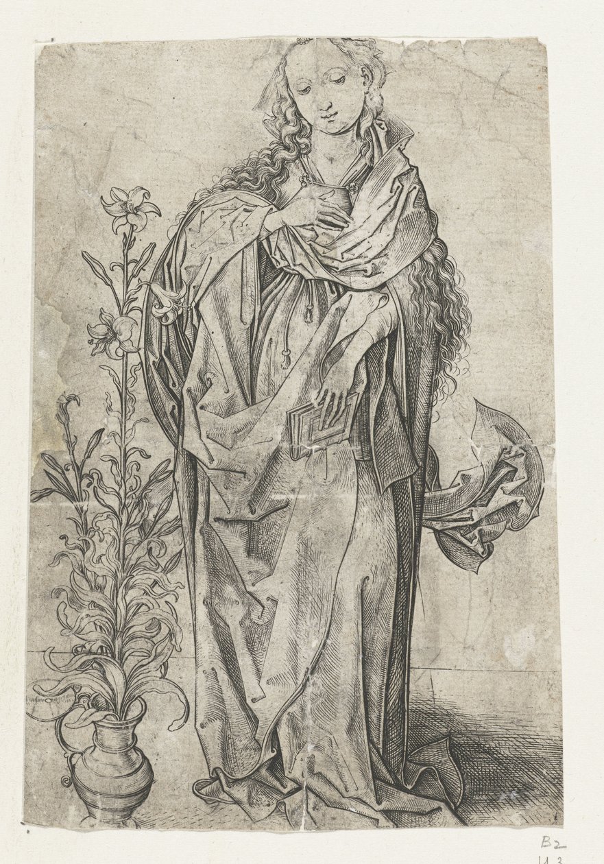 Die Jungfrau Maria von Martin Schongauer