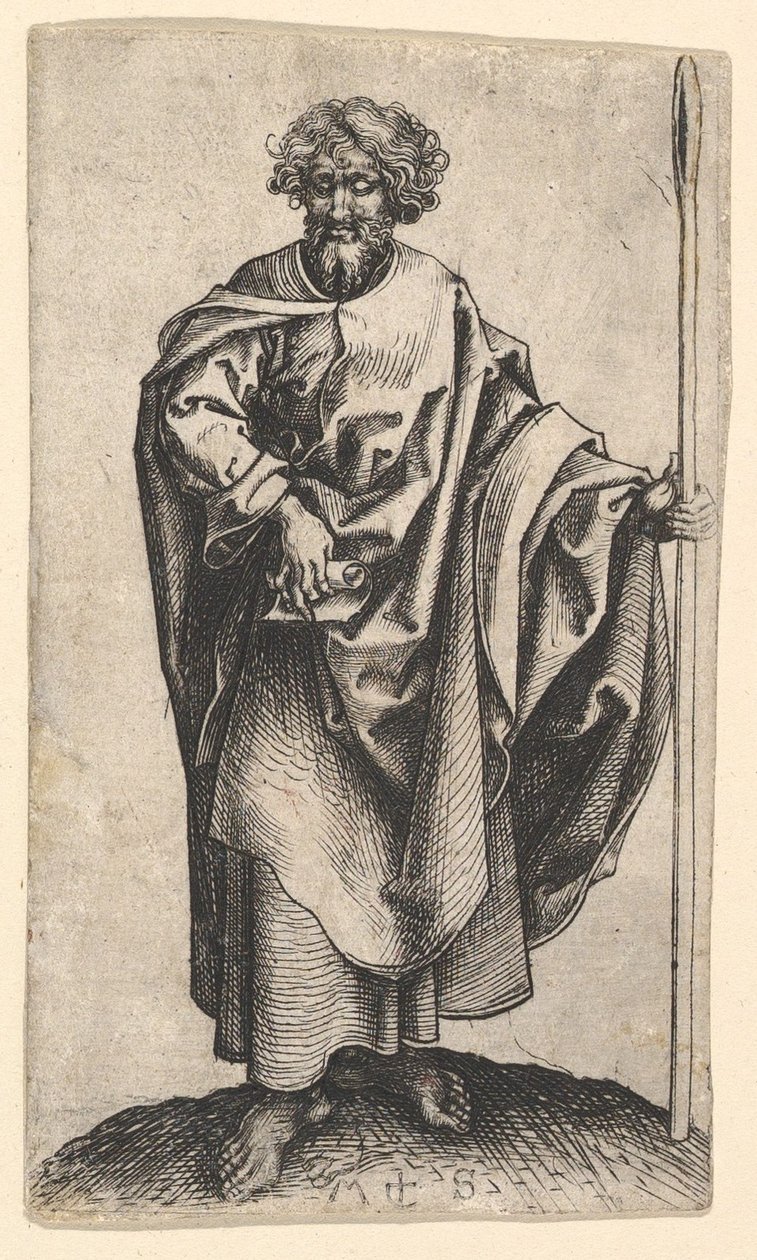 St. Thomas, ca. 1435-1491 von Martin Schongauer