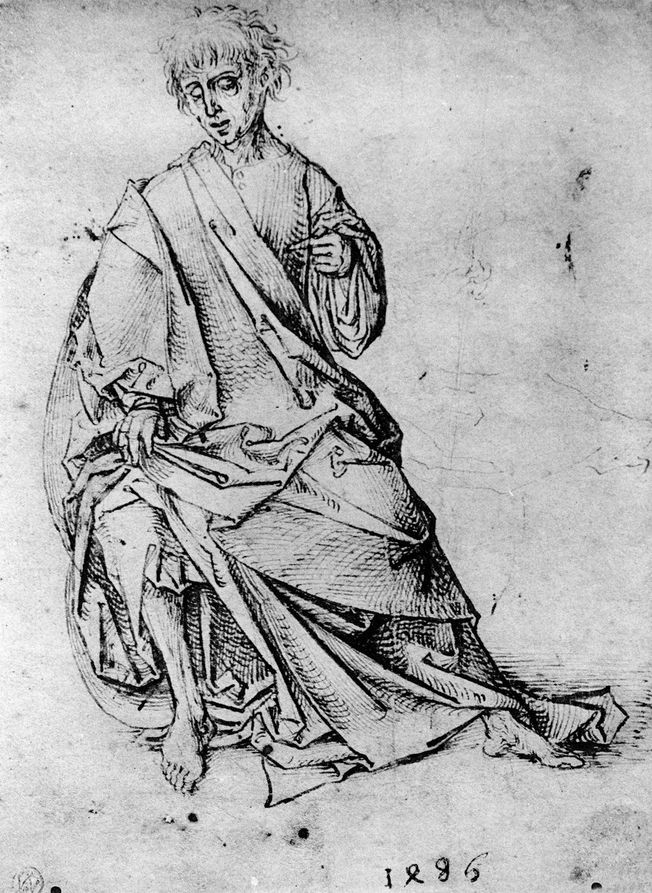 Studie eines Mannes, 1913 von Martin Schongauer