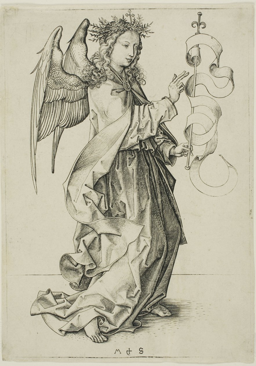 Der Engel der Verkündigung von Martin Schongauer