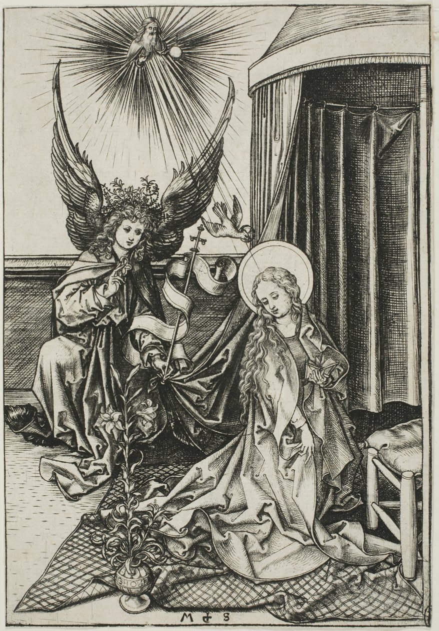 Die Verkündigung von Martin Schongauer