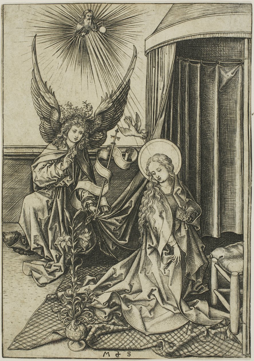 Die Verkündigung von Martin Schongauer