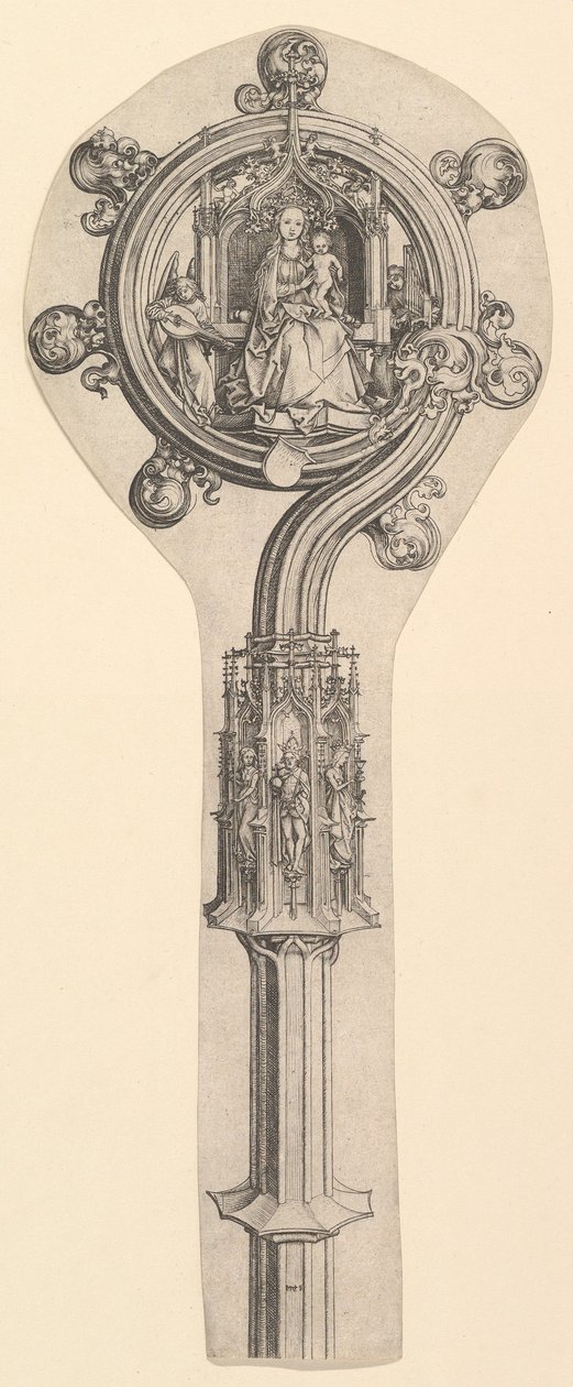 Der Krummstab, ca. 1435-1491 von Martin Schongauer