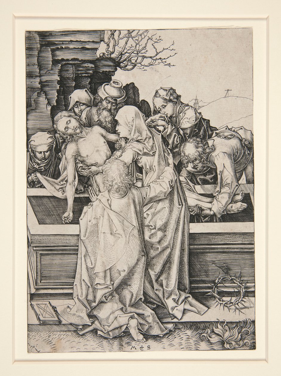 Die Grablegung von Martin Schongauer