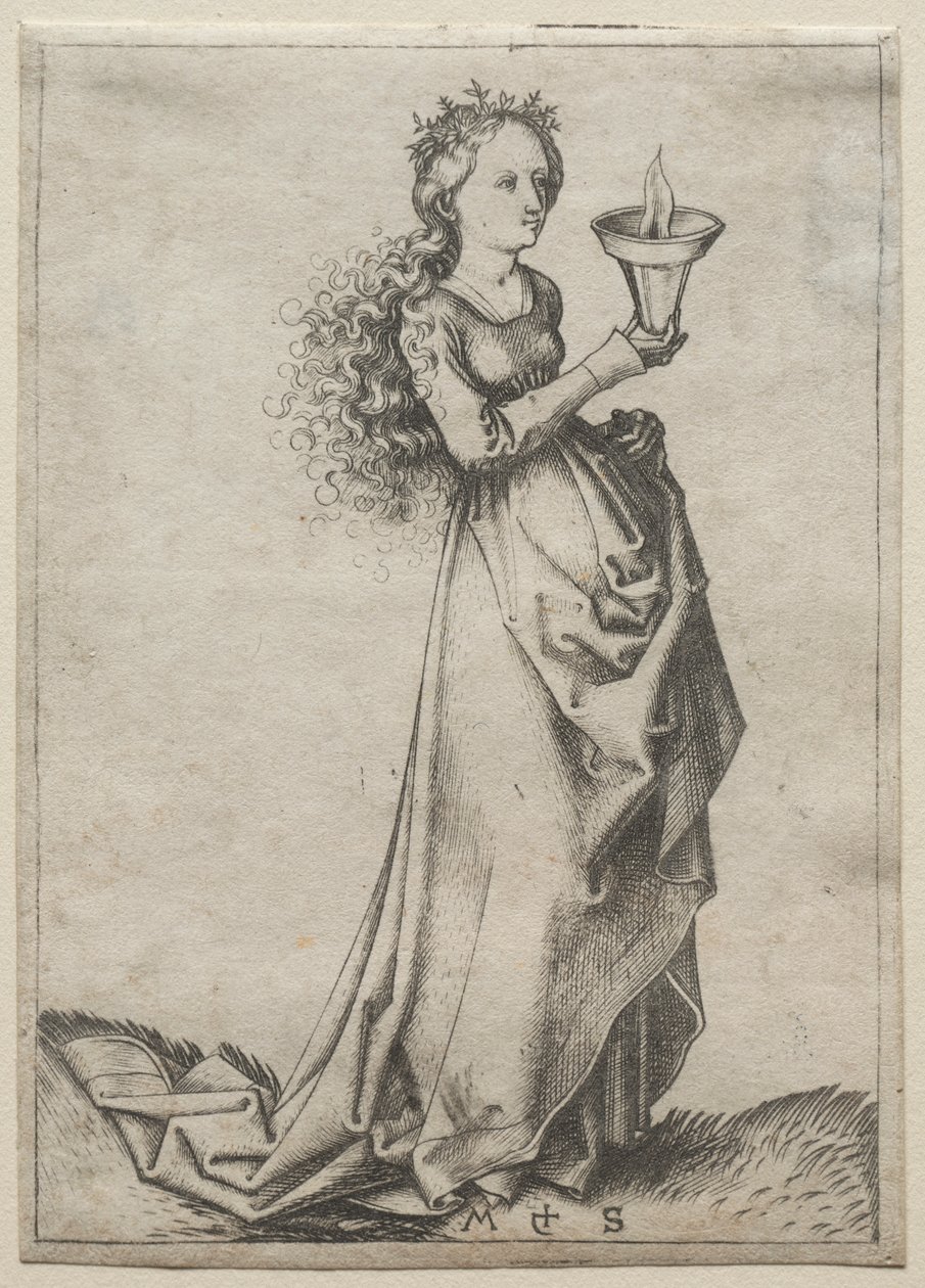 Die erste weise Jungfrau von Martin Schongauer