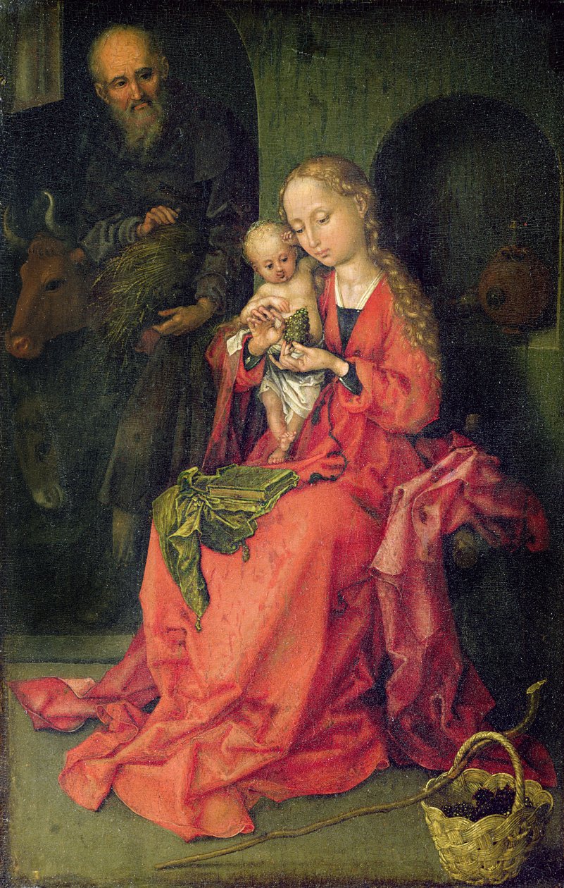 Die Heilige Familie, ca. 1480-90 von Martin Schongauer