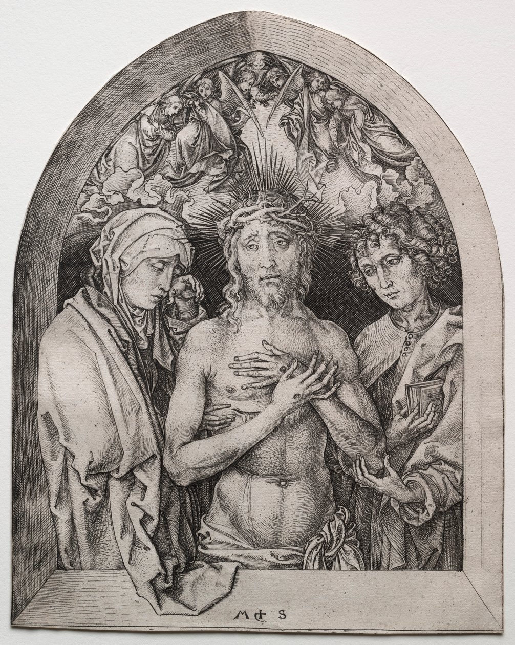 Der Mann der Schmerzen von Martin Schongauer