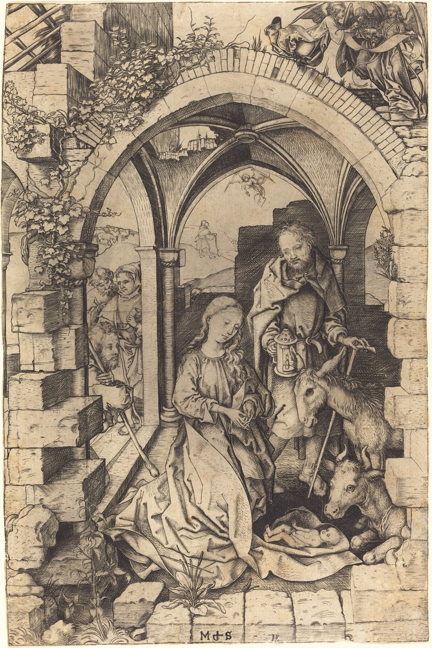 Die Geburt Christi von Martin Schongauer
