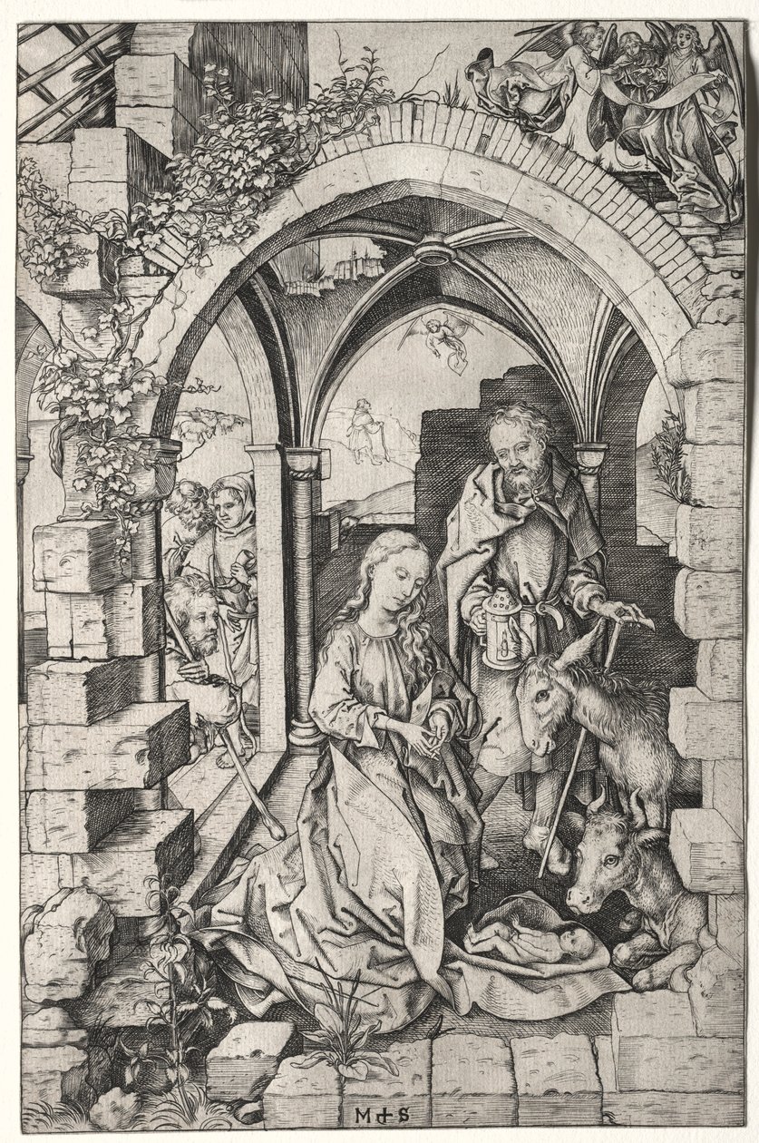 Die Geburt Christi von Martin Schongauer