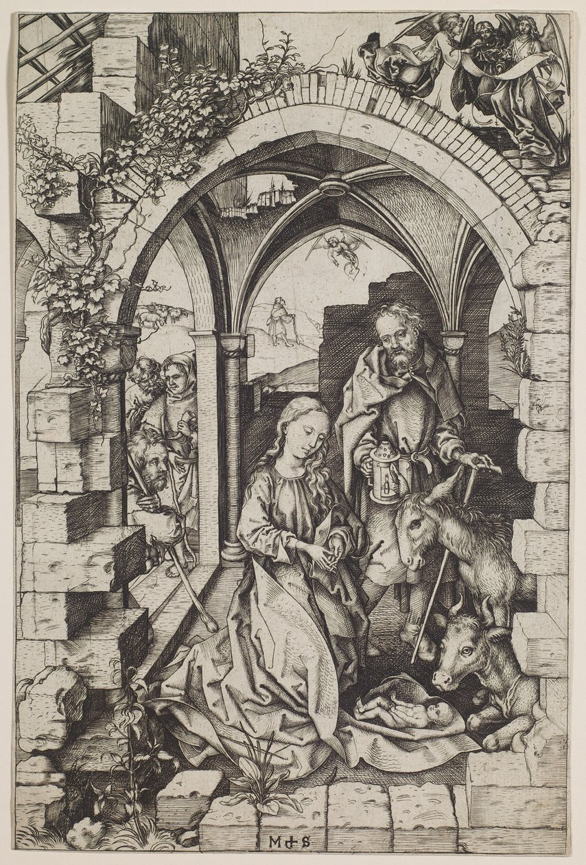 Die Geburt Christi von Martin Schongauer