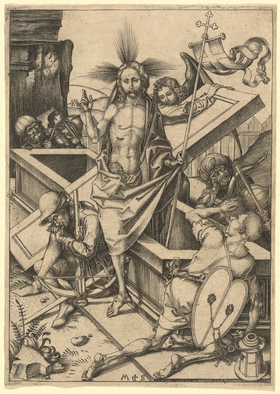 Die Auferstehung von Martin Schongauer