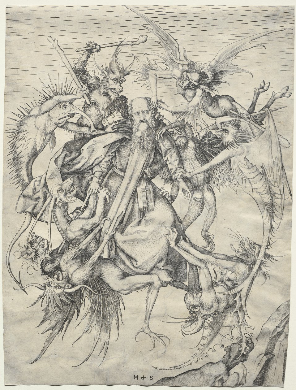 Die Versuchung des hl. Antonius von Martin Schongauer