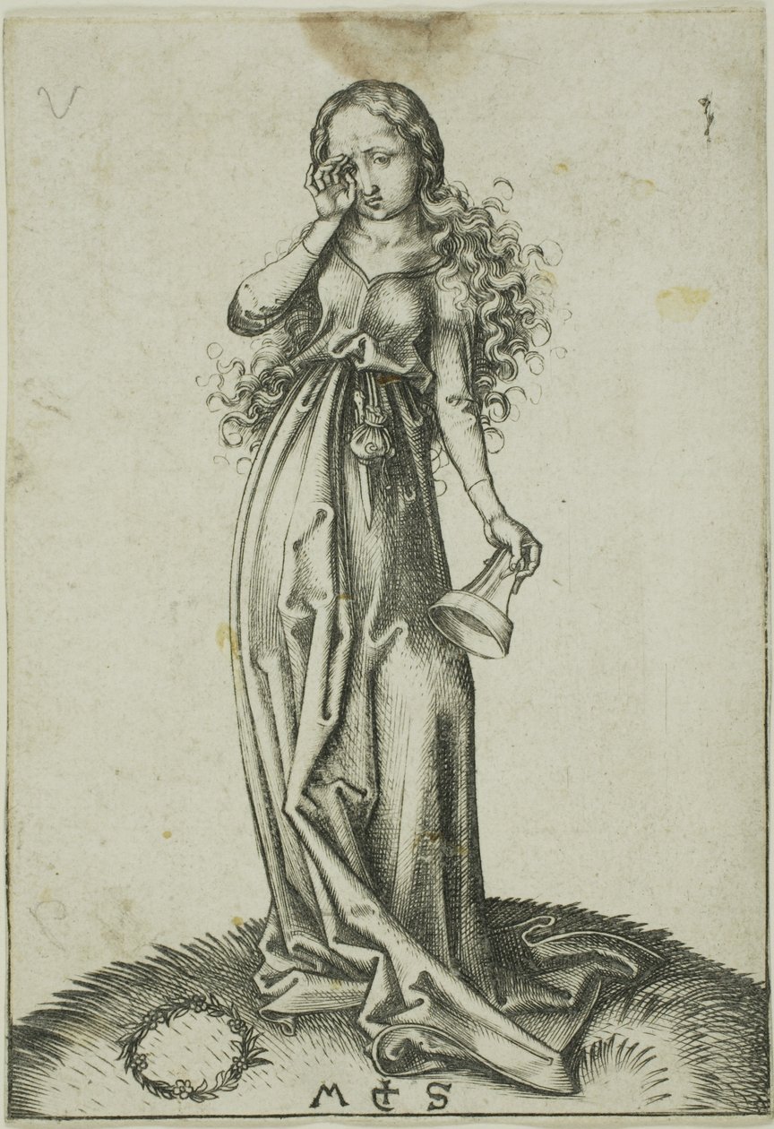 Die dritte törichte Jungfrau von Martin Schongauer