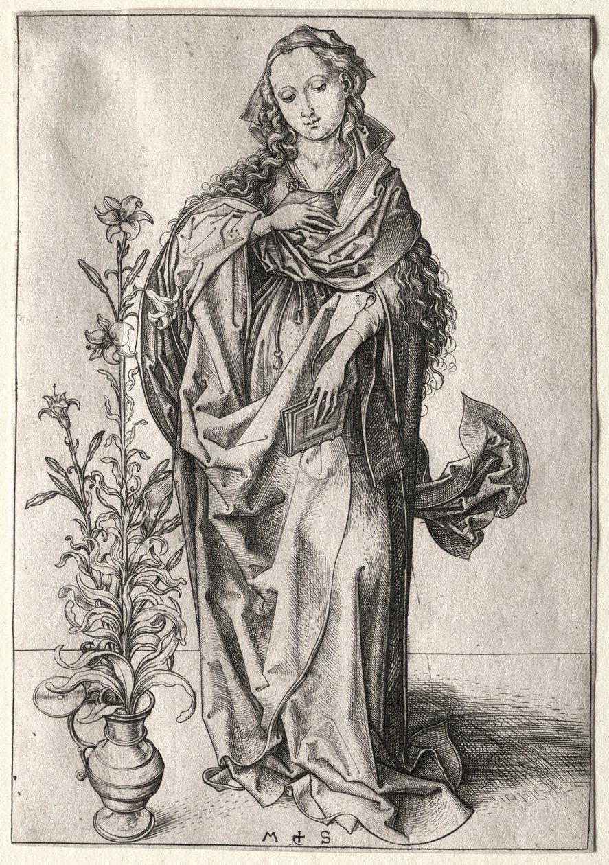 Die Jungfrau der Verkündigung von Martin Schongauer