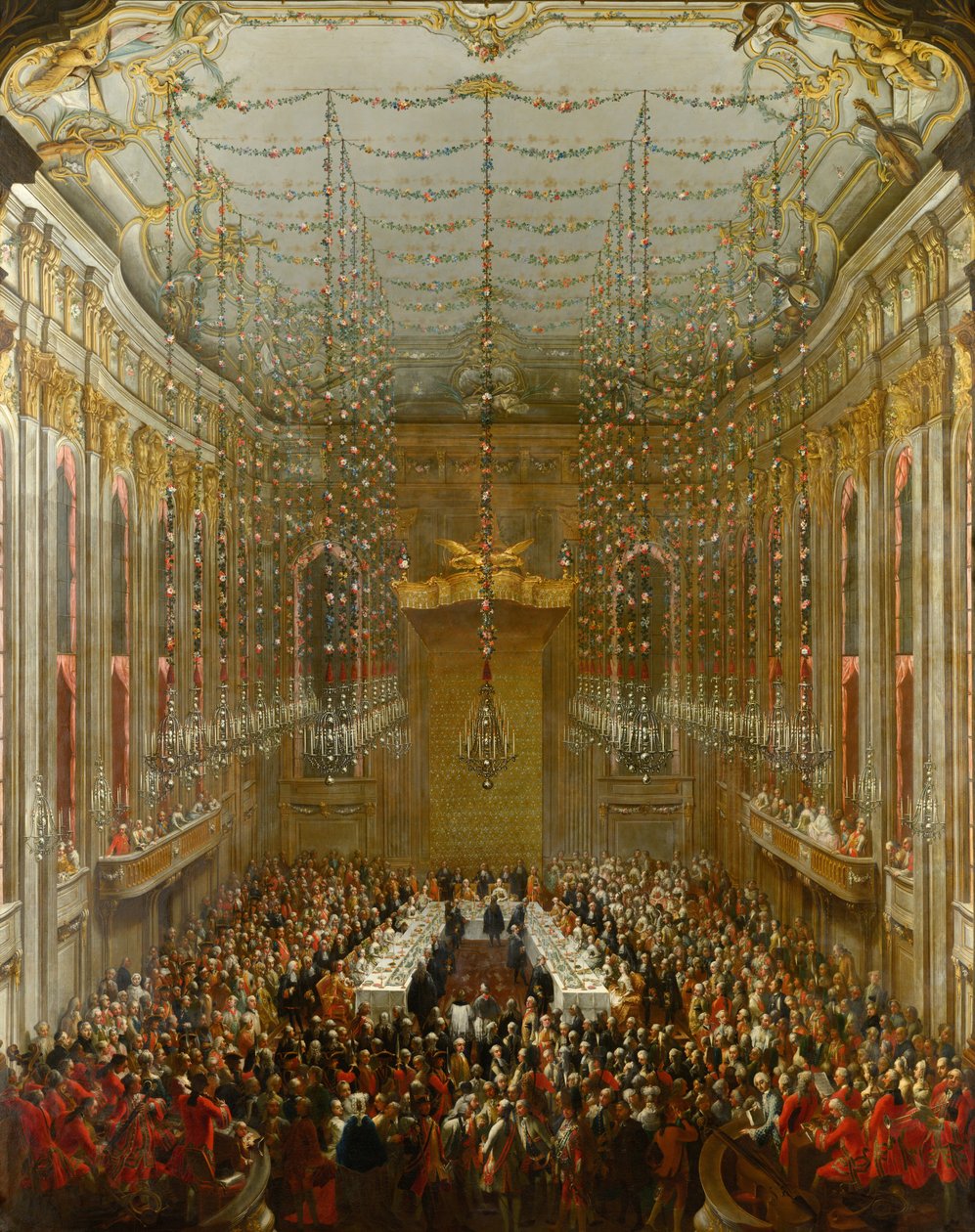 Hochzeitsmahl von Martin van Meytens