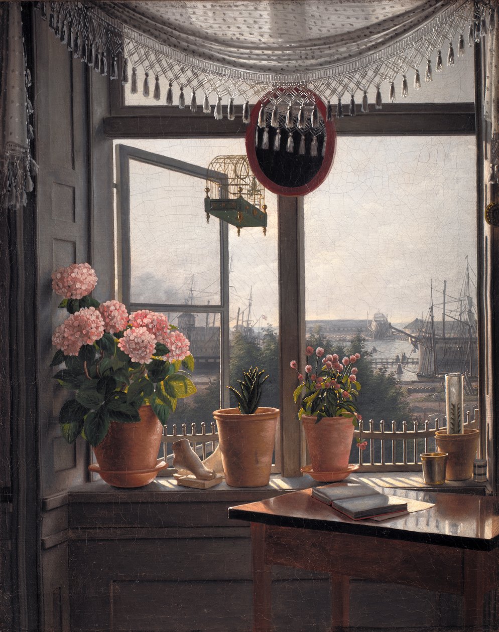 Blick aus dem Zimmer des Künstlers von Martinus Rorbye