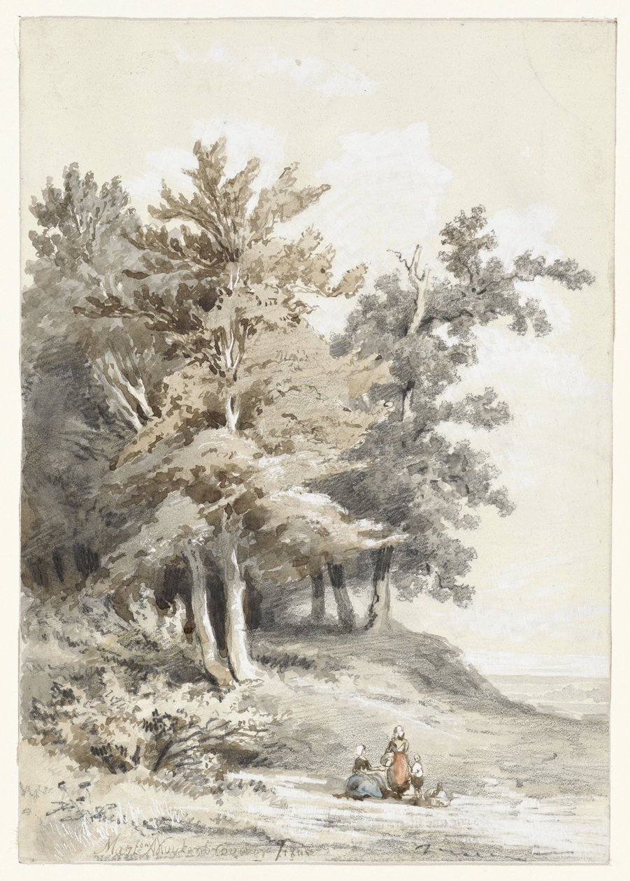 Waldrand mit Figuren von Martinus Antonius Kuytenbrouwer jr.