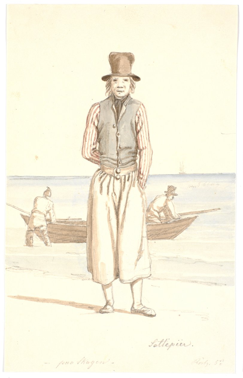 Salzpfannen in Skagen von Martinus Rørbye