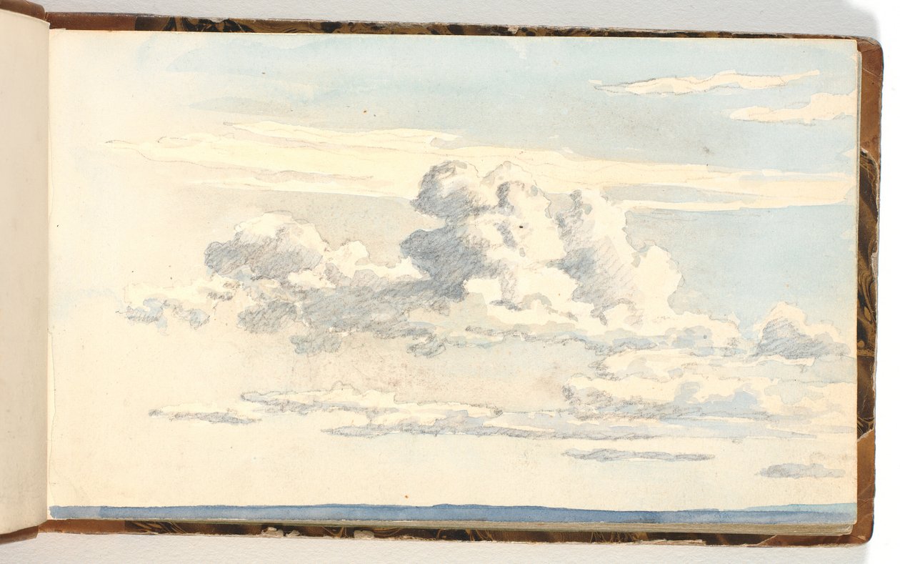 Himmelsstudie von Martinus Rørbye