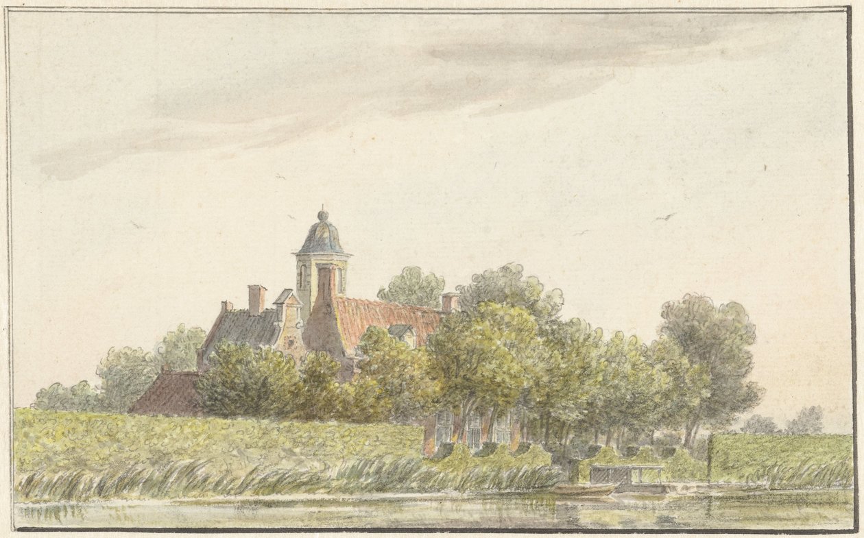 Pfauengarten an der Amstel von Martinus van der Jagt