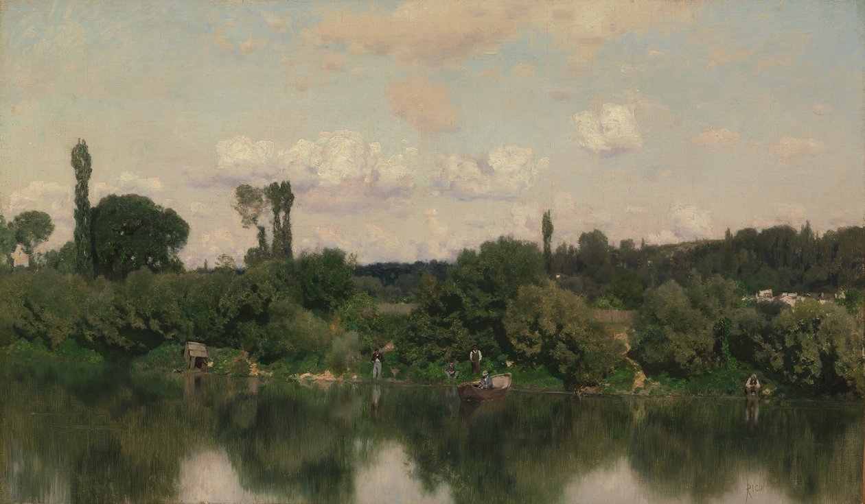 An der Seine von Martín Rico y Ortega
