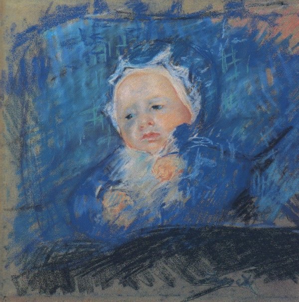 Das blaue Kind von Mary Cassatt