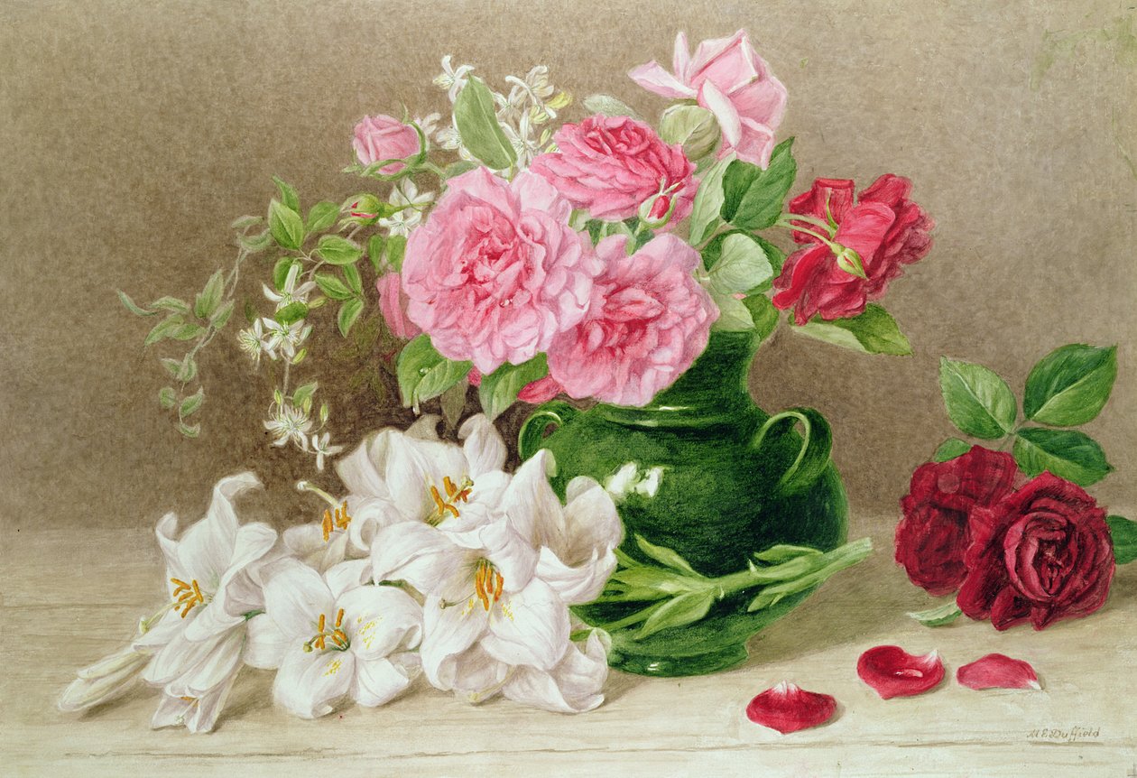 Rosen und Lilien von Mary Elizabeth Duffield