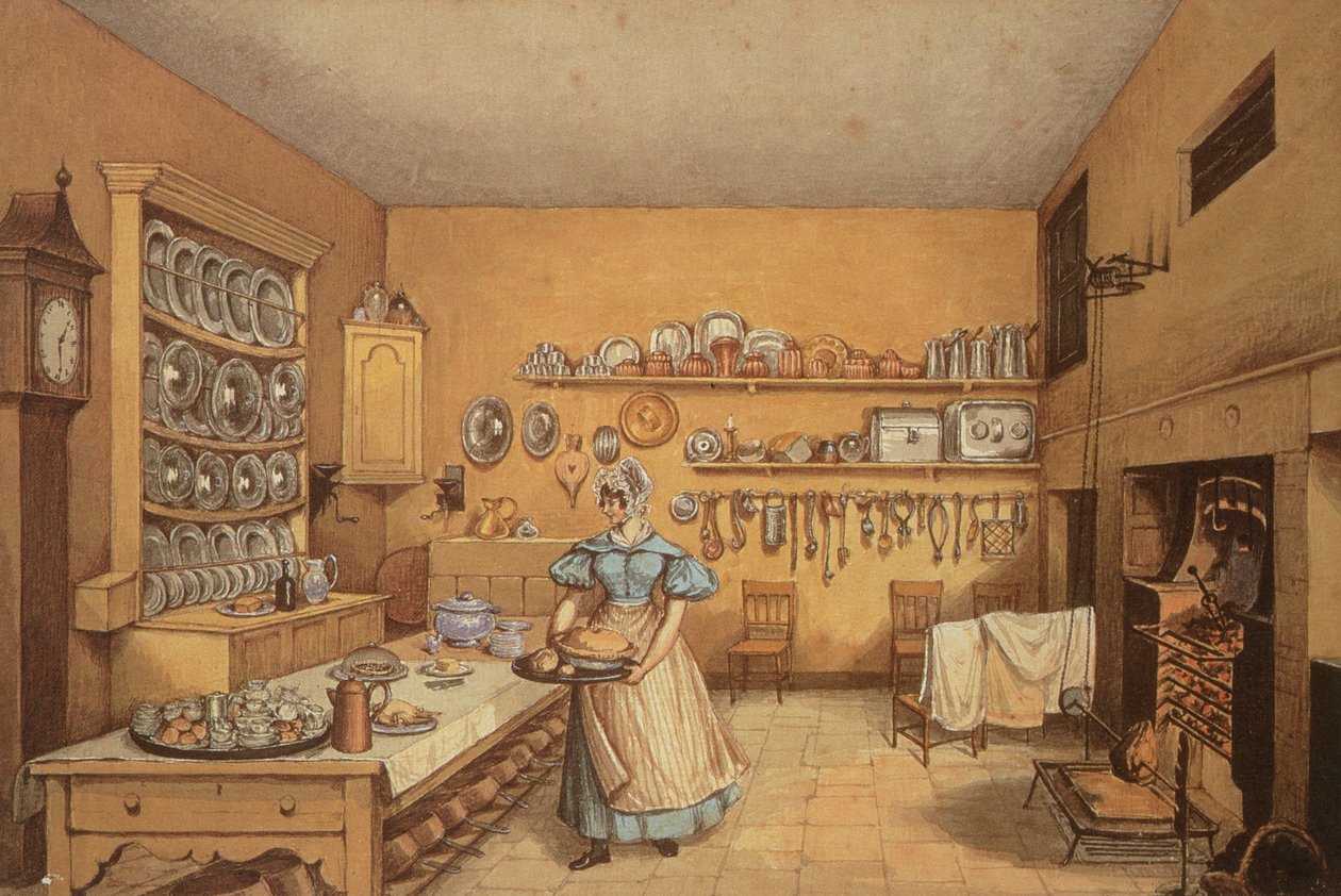 Küche in Langton Hall von Mary Ellen Best