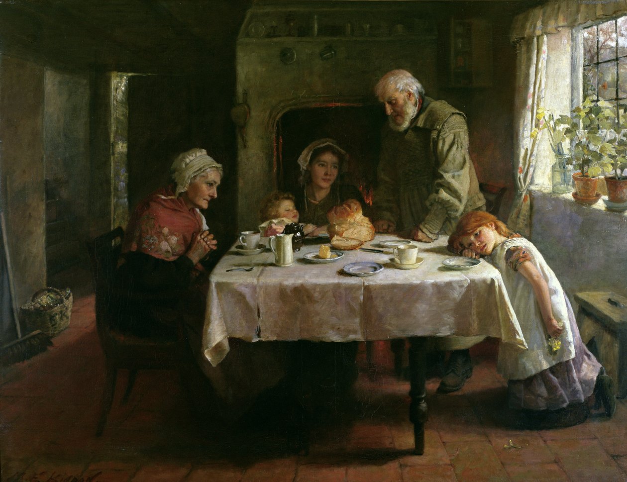 Gebet vor dem Abendessen von Mary Evelina Kindon