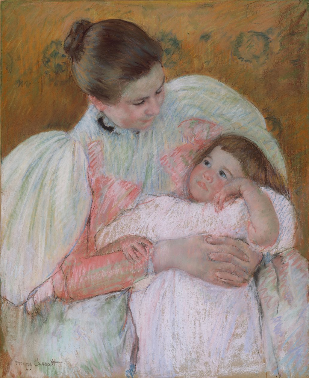 Krankenschwester und Kind, 1896-7 von Mary Cassatt