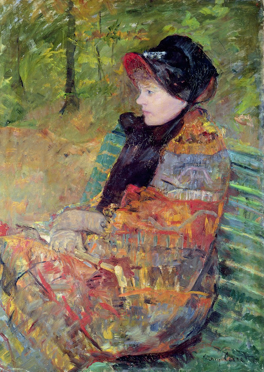 Porträt von Mlle C. Lydia Cassatt, 1880 von Mary Cassatt