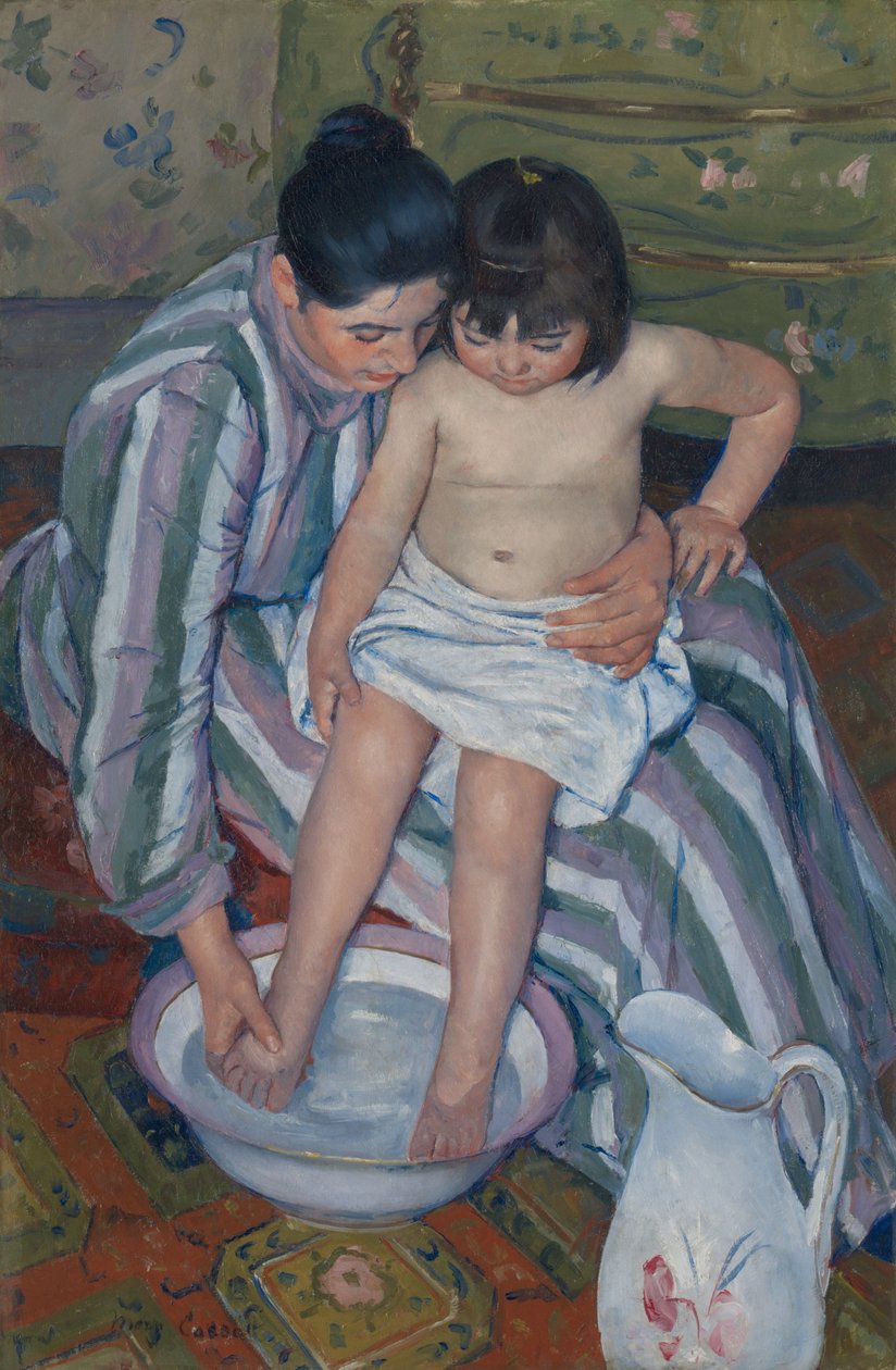 Das Bad des Kindes von Mary Cassatt