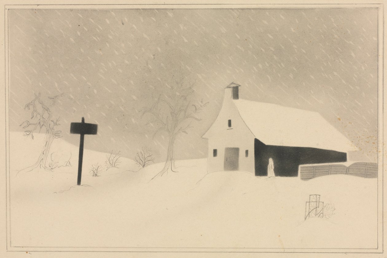 Schneesturm in Vermont von Mary Altha Nims