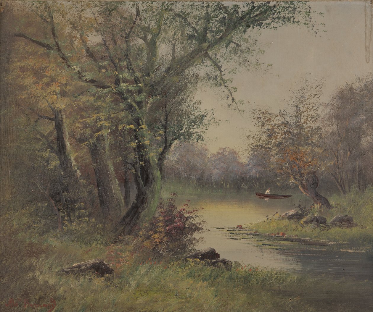 Flusslandschaft von Mary B Barnard