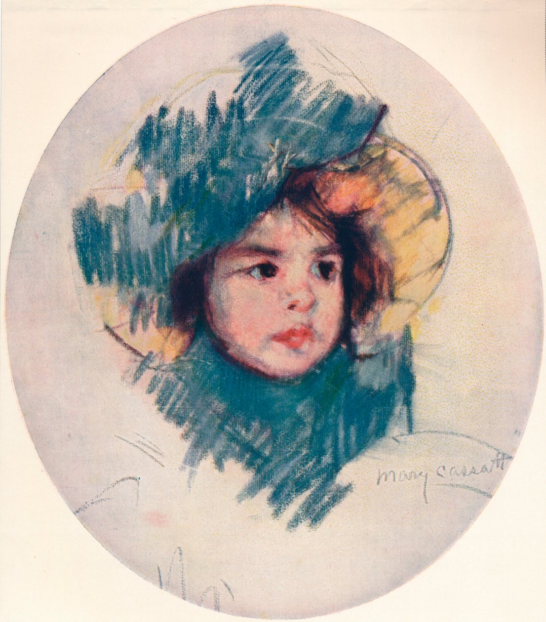 Kinderkopf, ca. 1902, ca. 1932 von Mary Cassatt