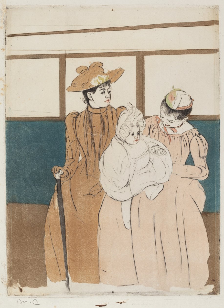 Im Omnibus von Mary Cassatt