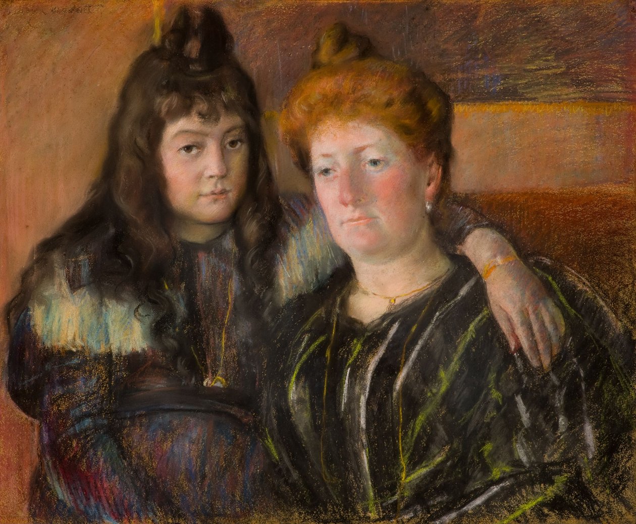 Madame Gaillard und ihre Tochter Marie-Thérèse von Mary Cassatt