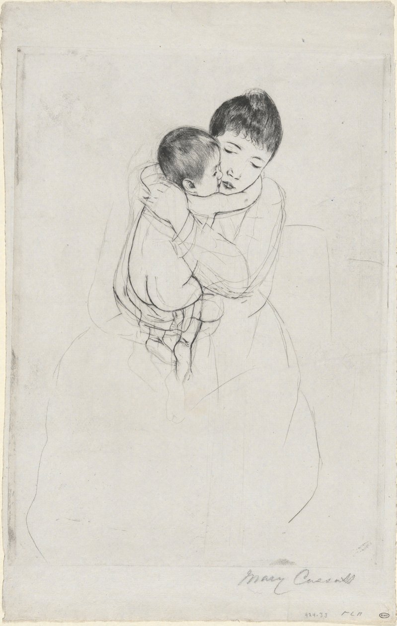 Mütterliche Zärtlichkeit von Mary Cassatt