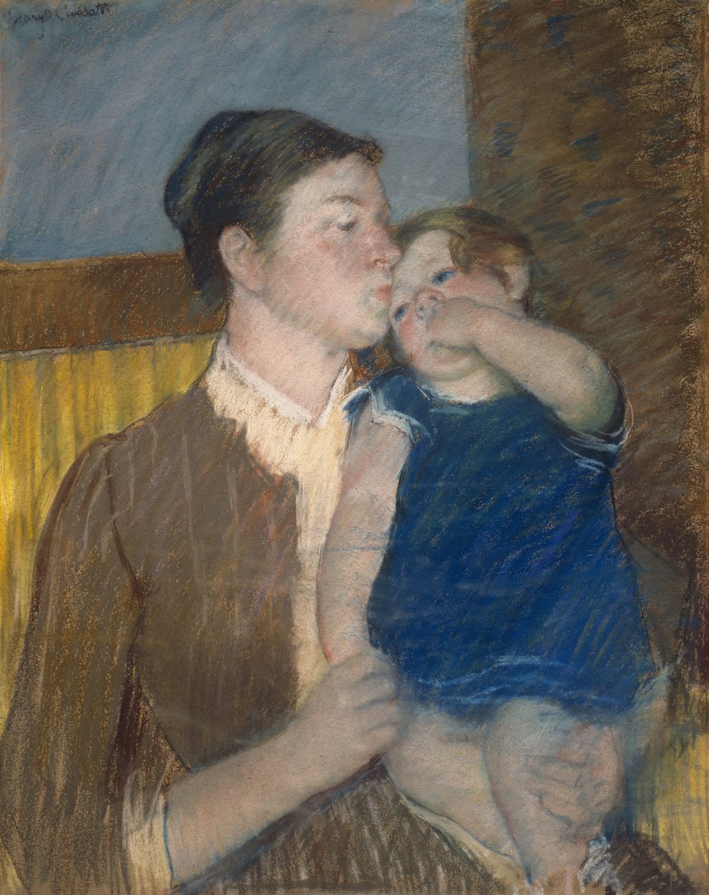 Der Gute-Nacht-Kuss der Mutter von Mary Cassatt