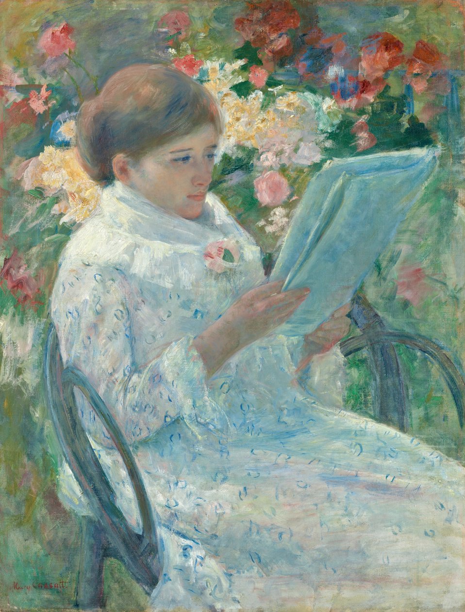 Auf einem Balkon, 1878-79 von Mary Cassatt