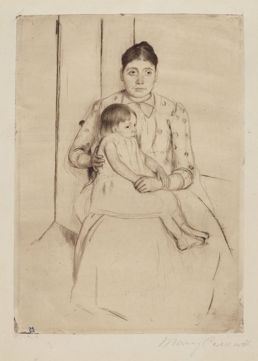 Ruhe, ca. 1890 von Mary Cassatt