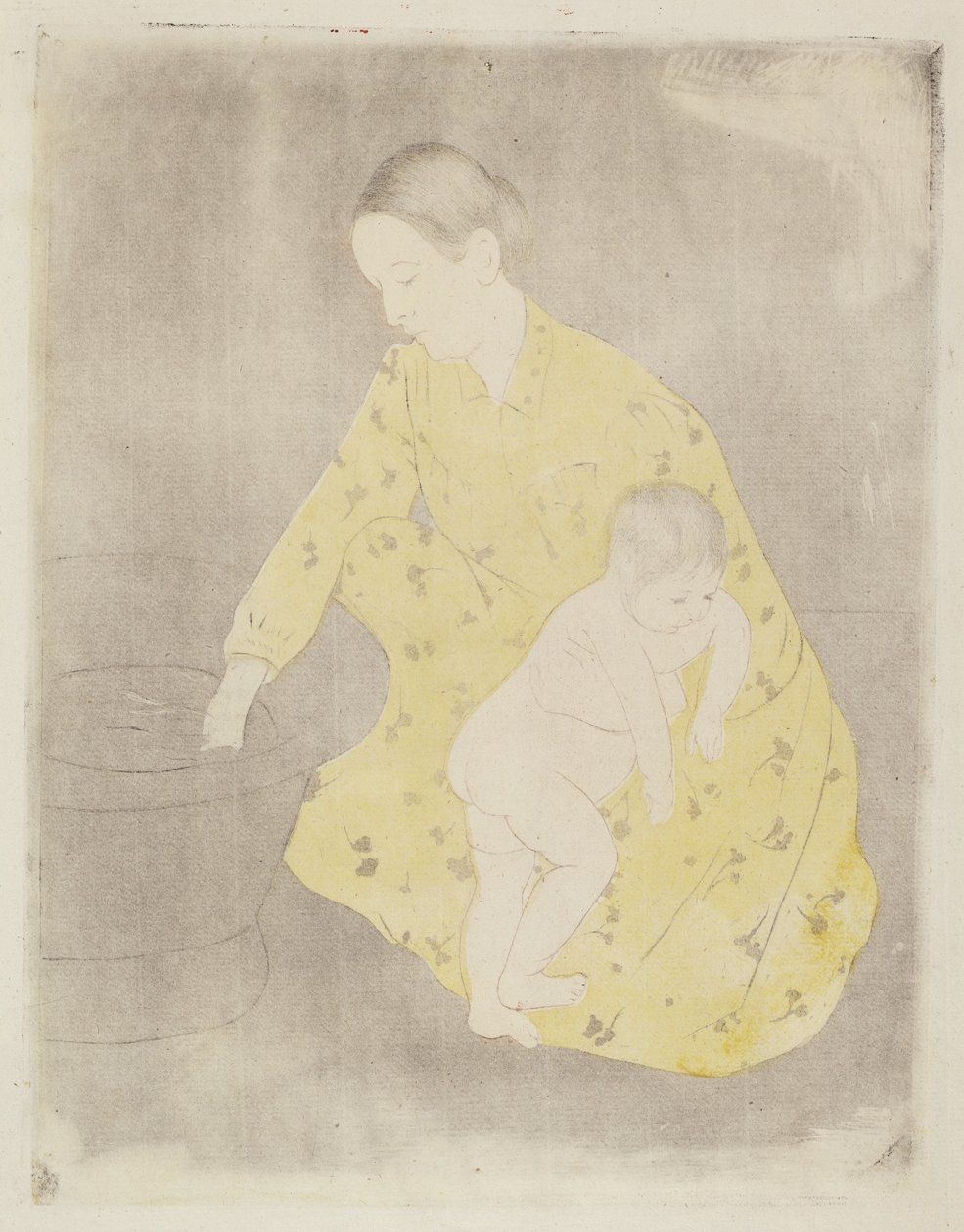 Das Bad, 1890-1891 von Mary Cassatt