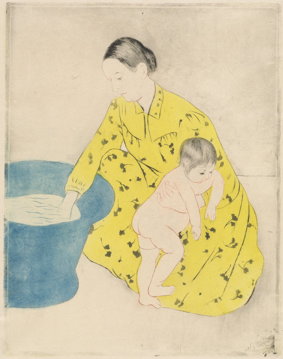 Das Bad, 1890-1891 von Mary Cassatt