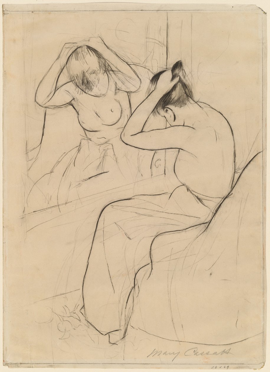 Die Frisur von Mary Cassatt