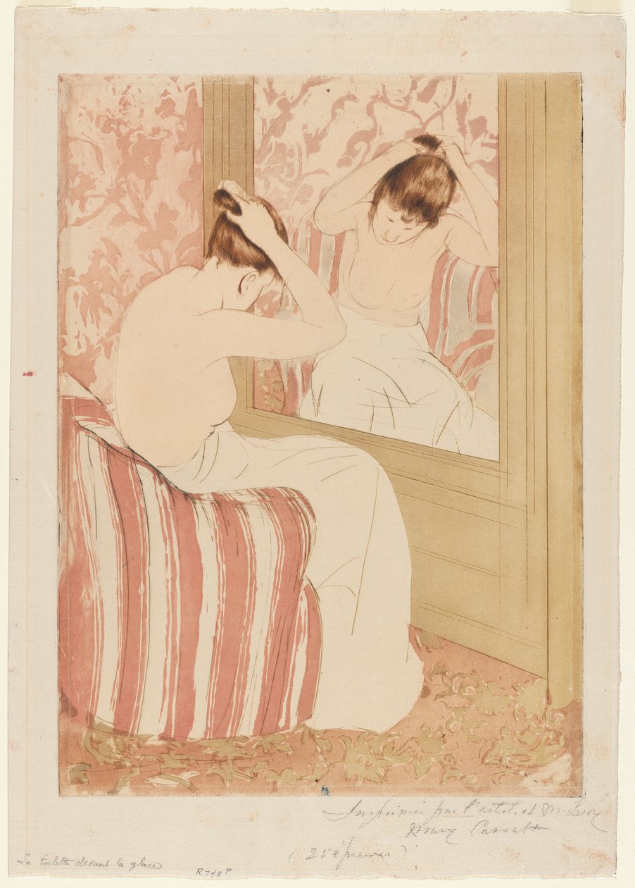 Die Frisur von Mary Cassatt