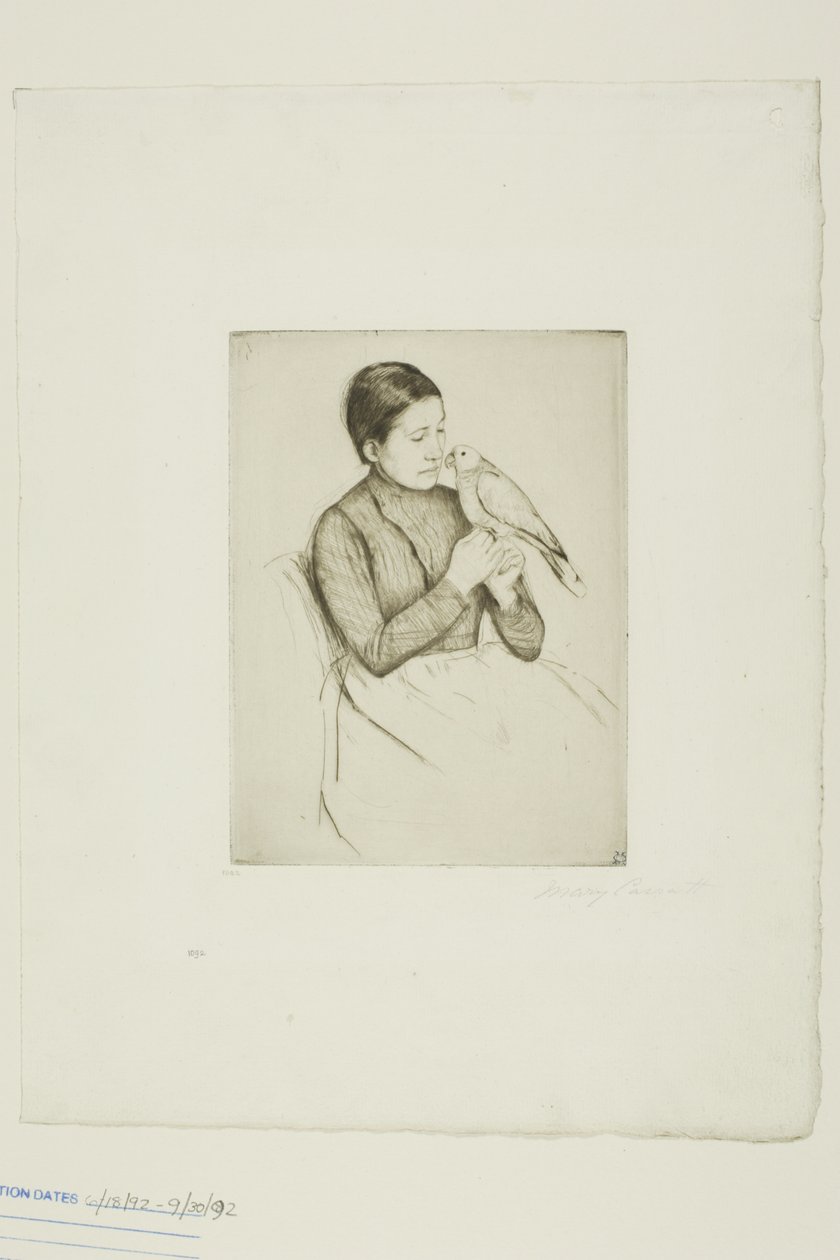 Der Papagei von Mary Cassatt