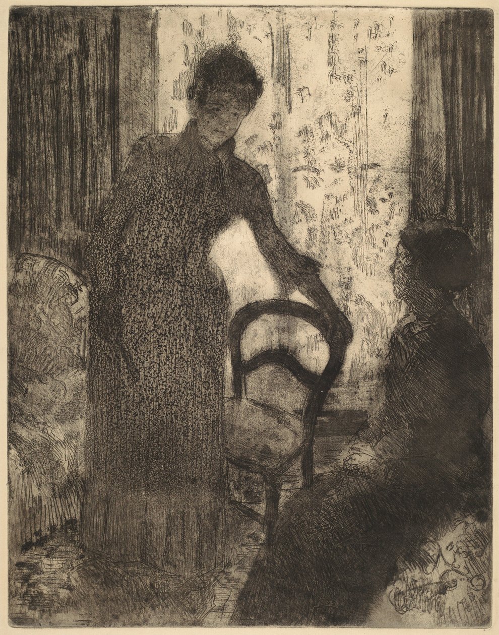 Der Besucher von Mary Cassatt